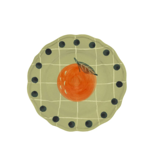 Assiette en céramique Italienne - Orange
