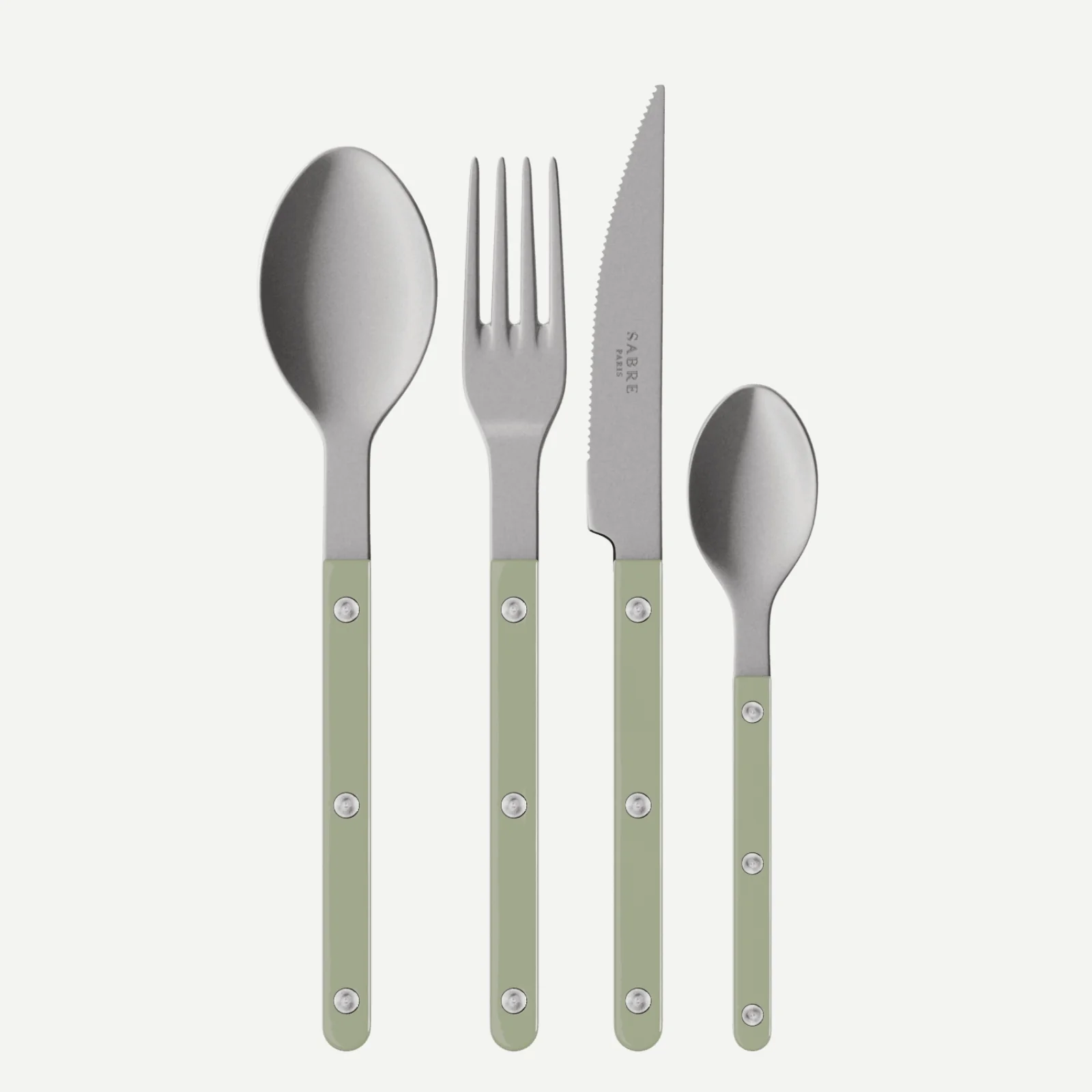 Set de 4 couverts de table - Vintage Asperge – Image 4