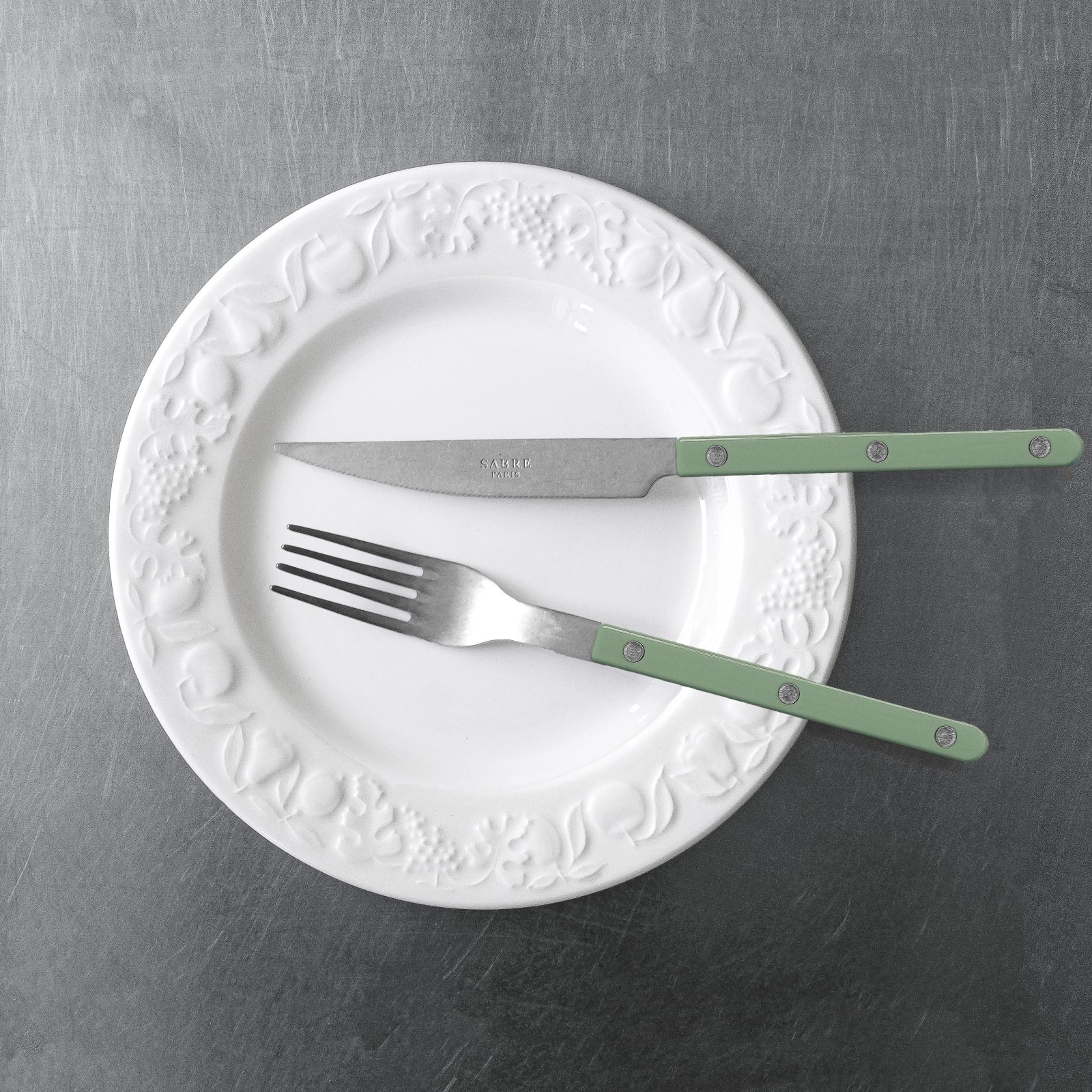 Set de 4 couverts de table - Vintage Asperge – Image 3