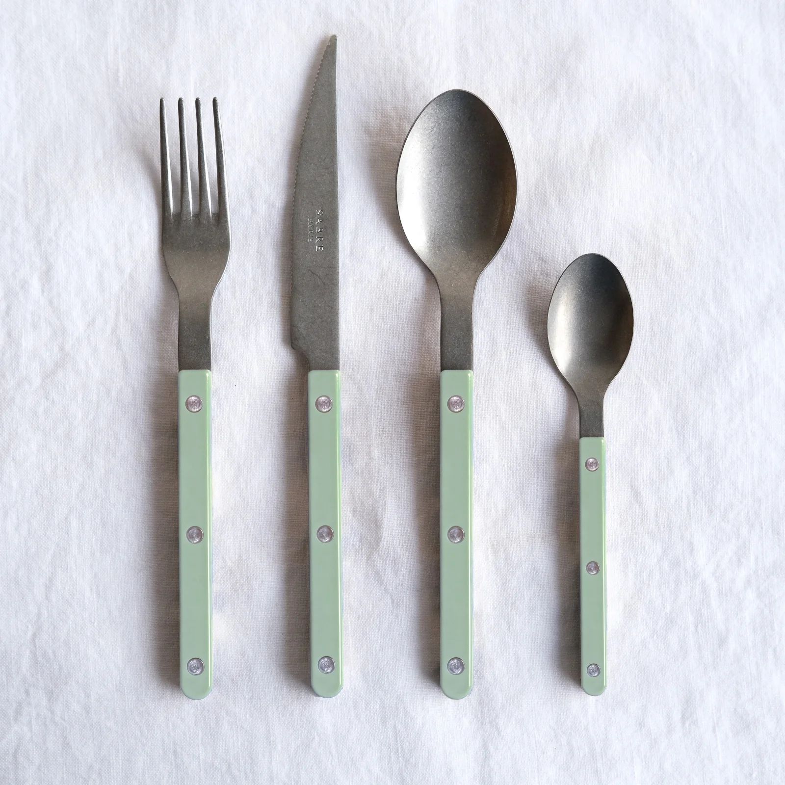Set de 4 couverts de table - Vintage Asperge – Image 2