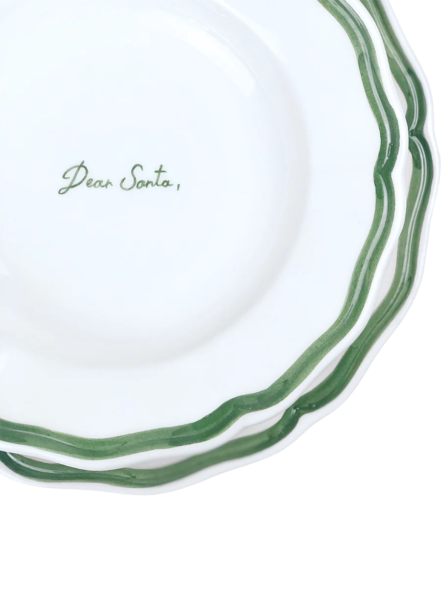 Grande assiette « Cher Père Noël »