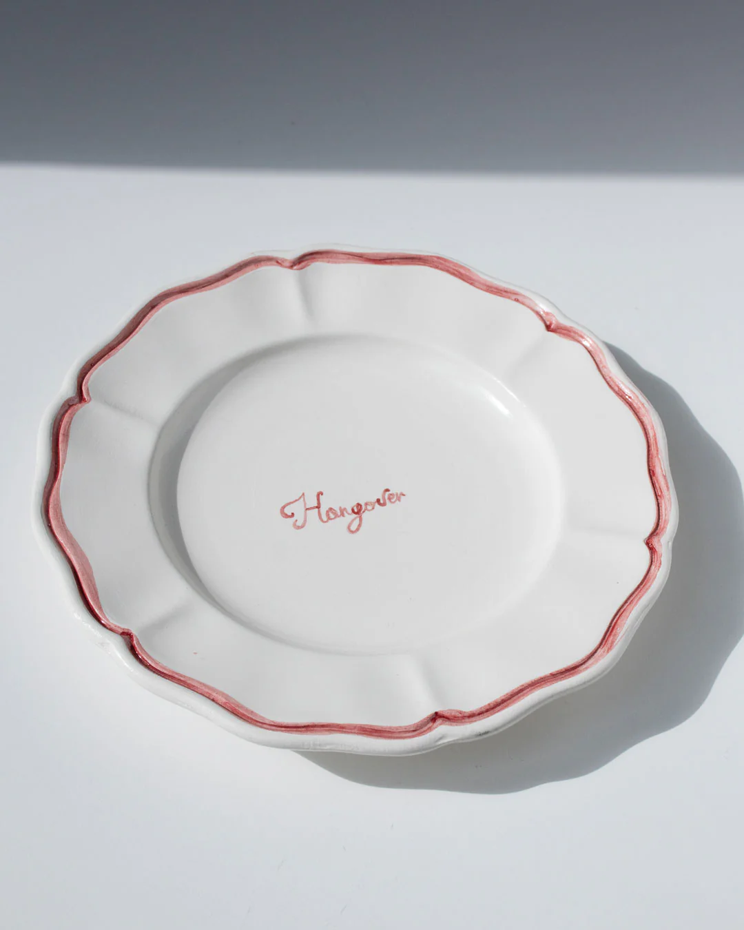 Assiette Fil Rouge « Gueule de bois »