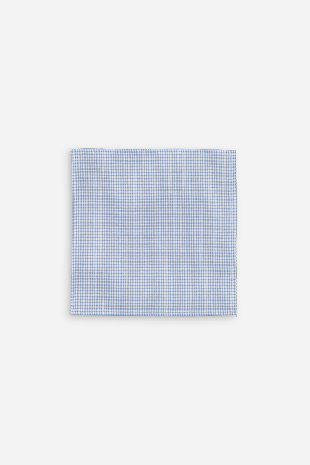 Serviettes de table petit vichy bleu ciel - Lot de 2 – Image 4