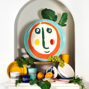 Assiette de présentation avec visage - 2 Feast