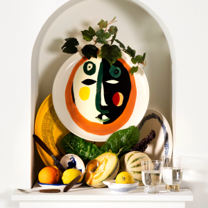 Assiettes avec visage - 1 Feast (lot de deux)