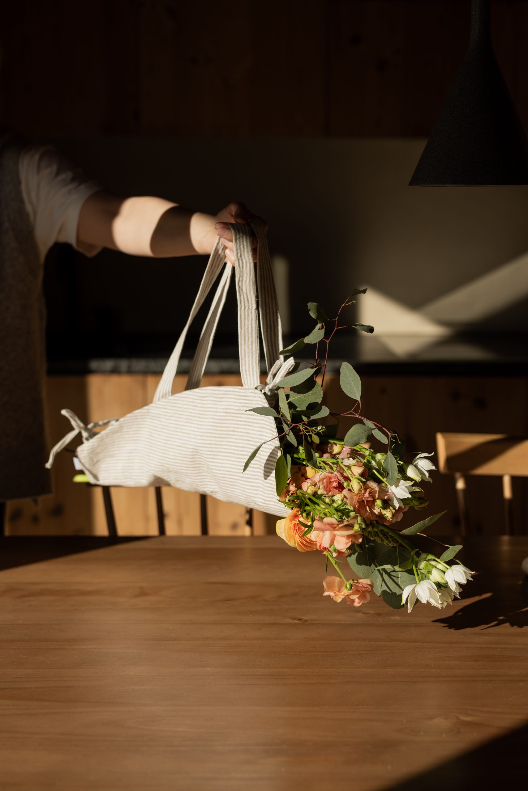 Sac à fleurs - 100% lin – Image 3