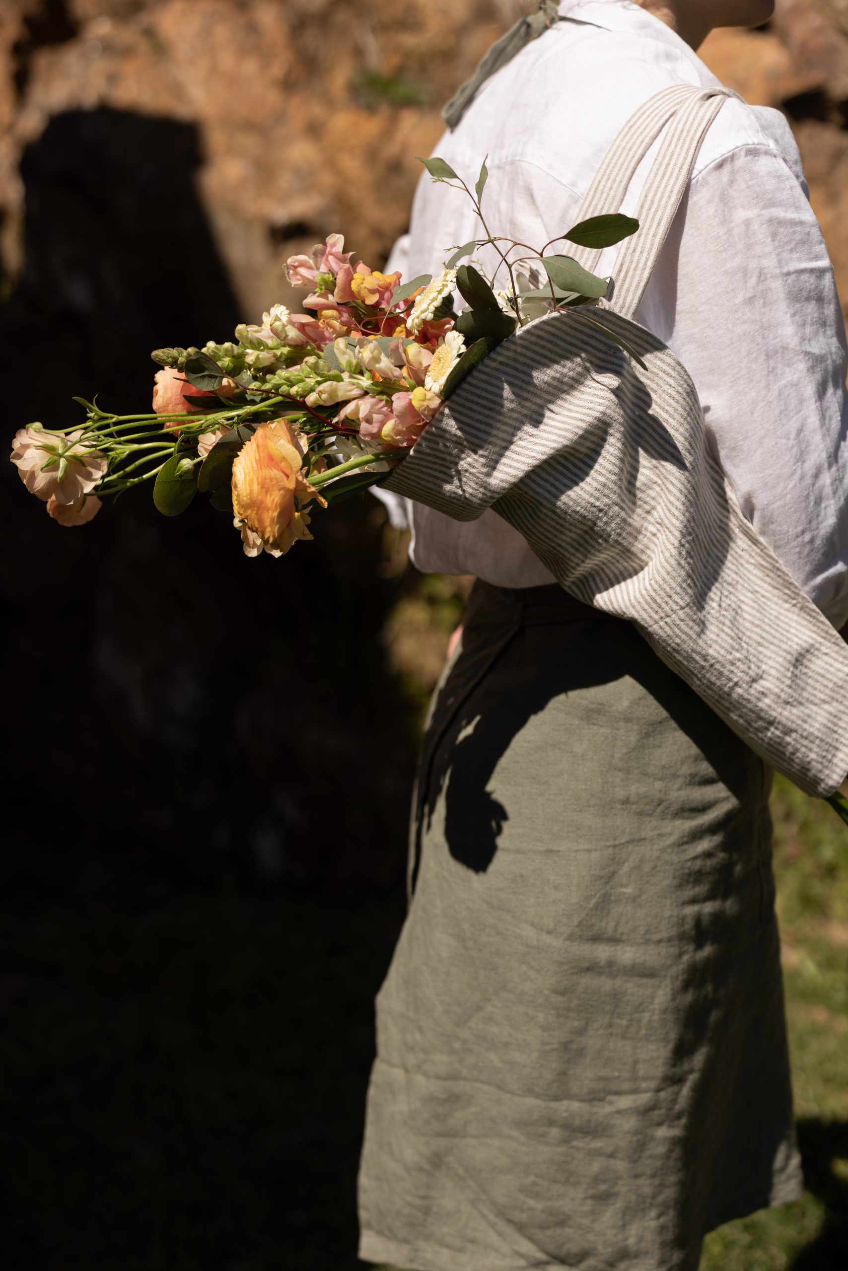 Sac à fleurs - 100% lin